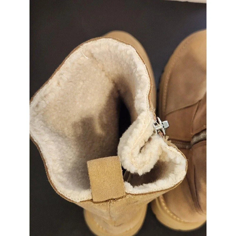 Sz 10 - Blondo Waterproof Brown Suede Boot